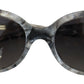 Dolce & Gabbana Chic Grey Acetate Designer Sunglasses