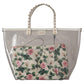 Dolce & Gabbana Chic Floral Clutch-Infused Tote for Sophisticated Style