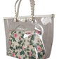 Dolce & Gabbana Chic Floral Clutch-Infused Tote for Sophisticated Style