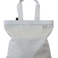 Dolce & Gabbana Elegant White Nylon Tote Bag with Leather Accents