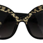 Dolce & Gabbana Butterfly Polarized Sequin Sunglasses