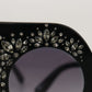 Dolce & Gabbana Stunning Crystal-Embellished Sunglasses