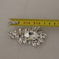 Dolce & Gabbana Elegant Large Baroque Crystal Brooch