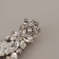 Dolce & Gabbana Elegant Large Baroque Crystal Brooch