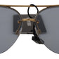 Dolce & Gabbana Chic Pilot Azure Lens Sunglasses