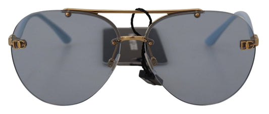 Dolce & Gabbana Chic Pilot Azure Lens Sunglasses