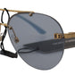 Dolce & Gabbana Chic Pilot Azure Lens Sunglasses