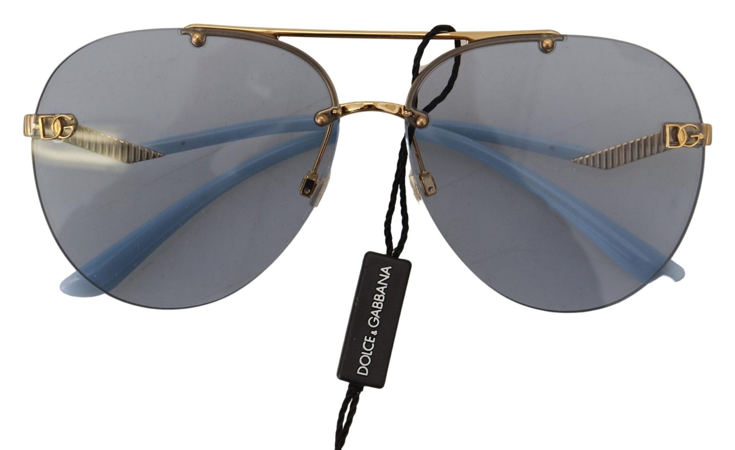 Dolce & Gabbana Chic Pilot Azure Lens Sunglasses