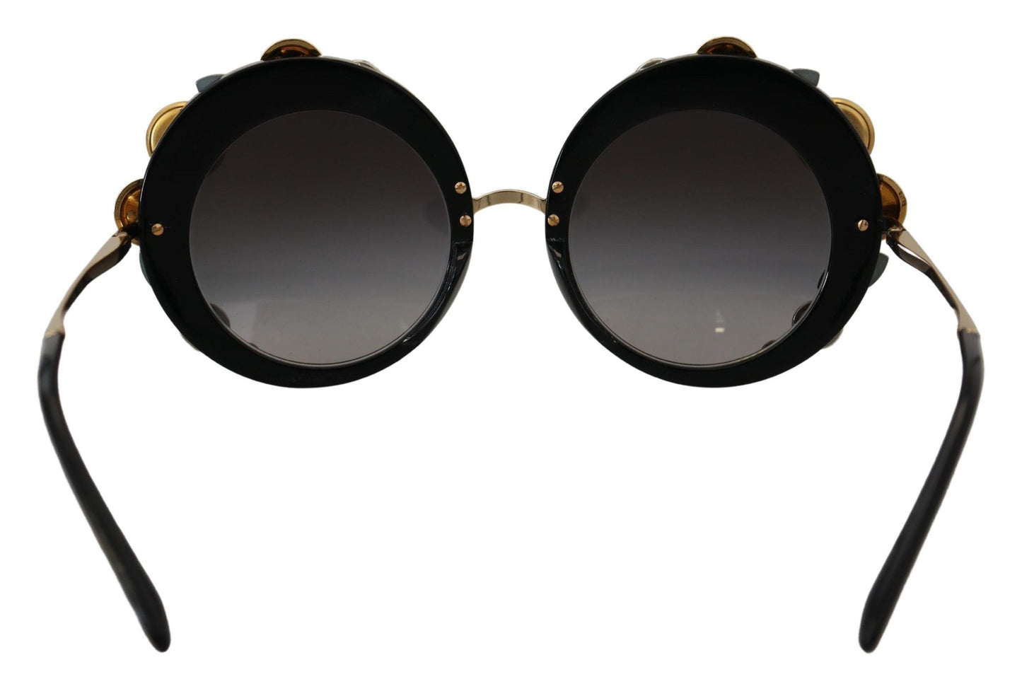 Dolce & Gabbana Elegant Round Embellished Sunglasses