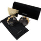 Dolce & Gabbana Elegant Round Embellished Sunglasses