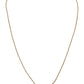 Dolce & Gabbana Elegant Gold Tone Charm Necklace with Cross Pendant