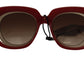 Dolce & Gabbana Elegant Red Gold-Plated Women's Sunglasses