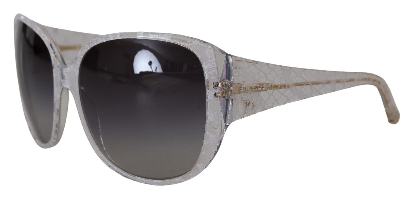 Dolce & Gabbana Chic Clear Lace-Embed Sunglasses