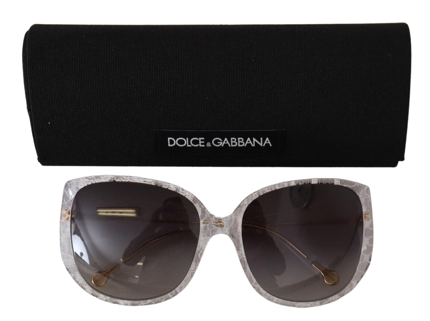 Dolce & Gabbana Chic Clear Lace-Embed Sunglasses