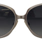 Dolce & Gabbana Elegance Redefined Silver Round Sunglasses