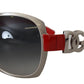 Dolce & Gabbana Elegance Redefined Silver Round Sunglasses