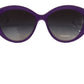 Dolce & Gabbana Chic Purple Cat-Eye Designer Sunglasses