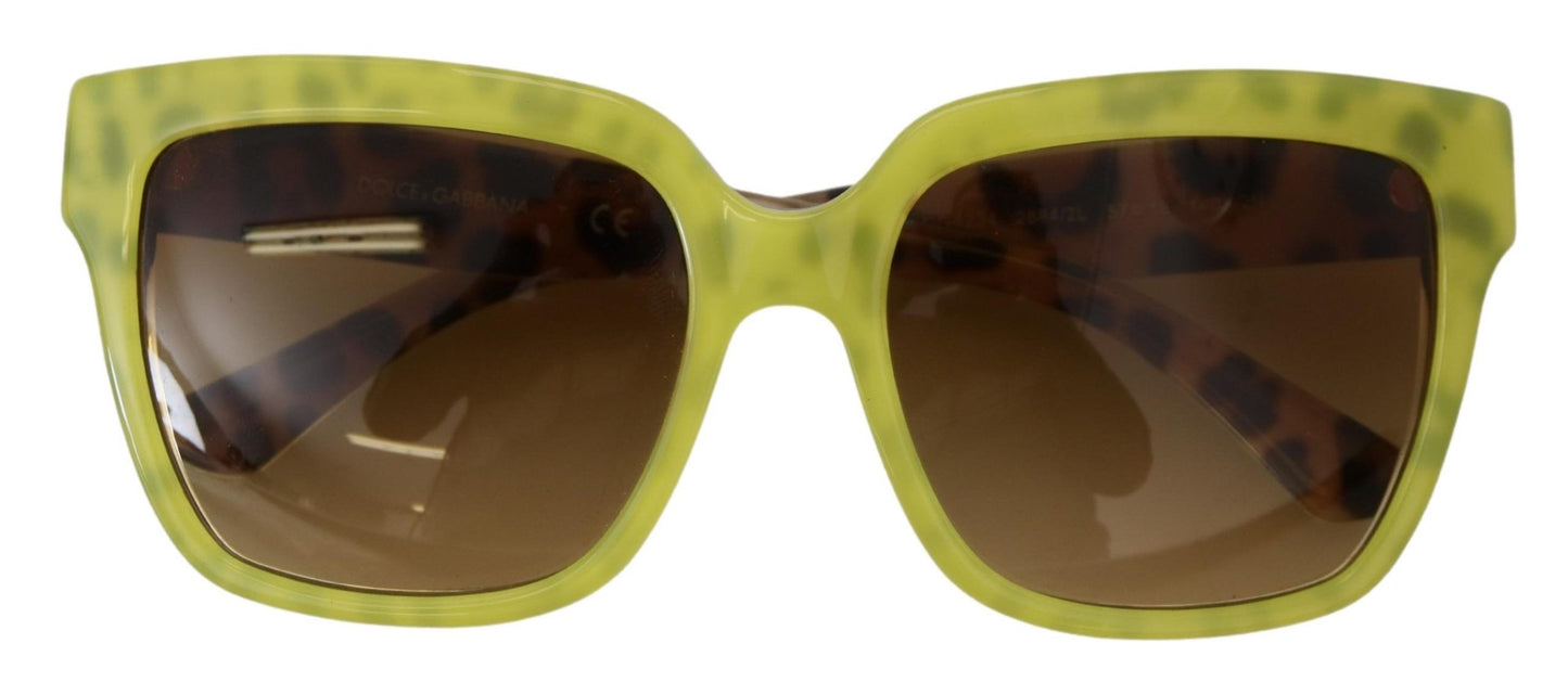 Dolce & Gabbana Chic Leopard Acetate Sunglasses