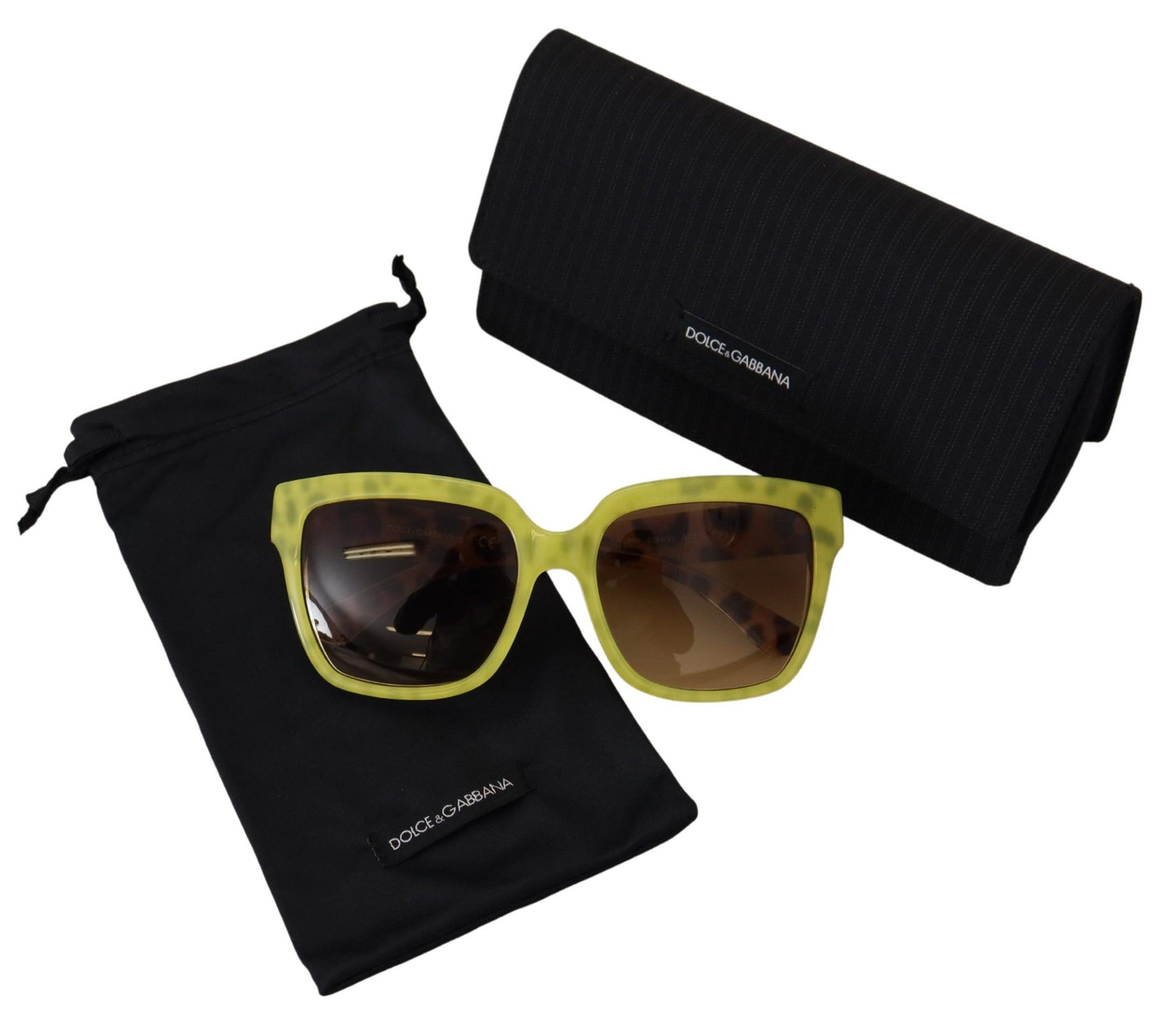 Dolce & Gabbana Chic Leopard Acetate Sunglasses