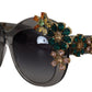 Dolce & Gabbana Crystal-Cat Eye Luxury Sunglasses