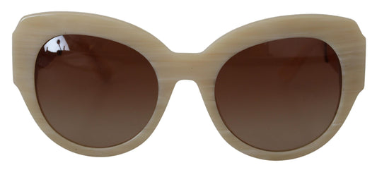 Dolce & Gabbana Chic Beige Acetate Sunglasses for Women