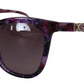 Dolce & Gabbana Elegant Purple Cat Eye Sunglasses