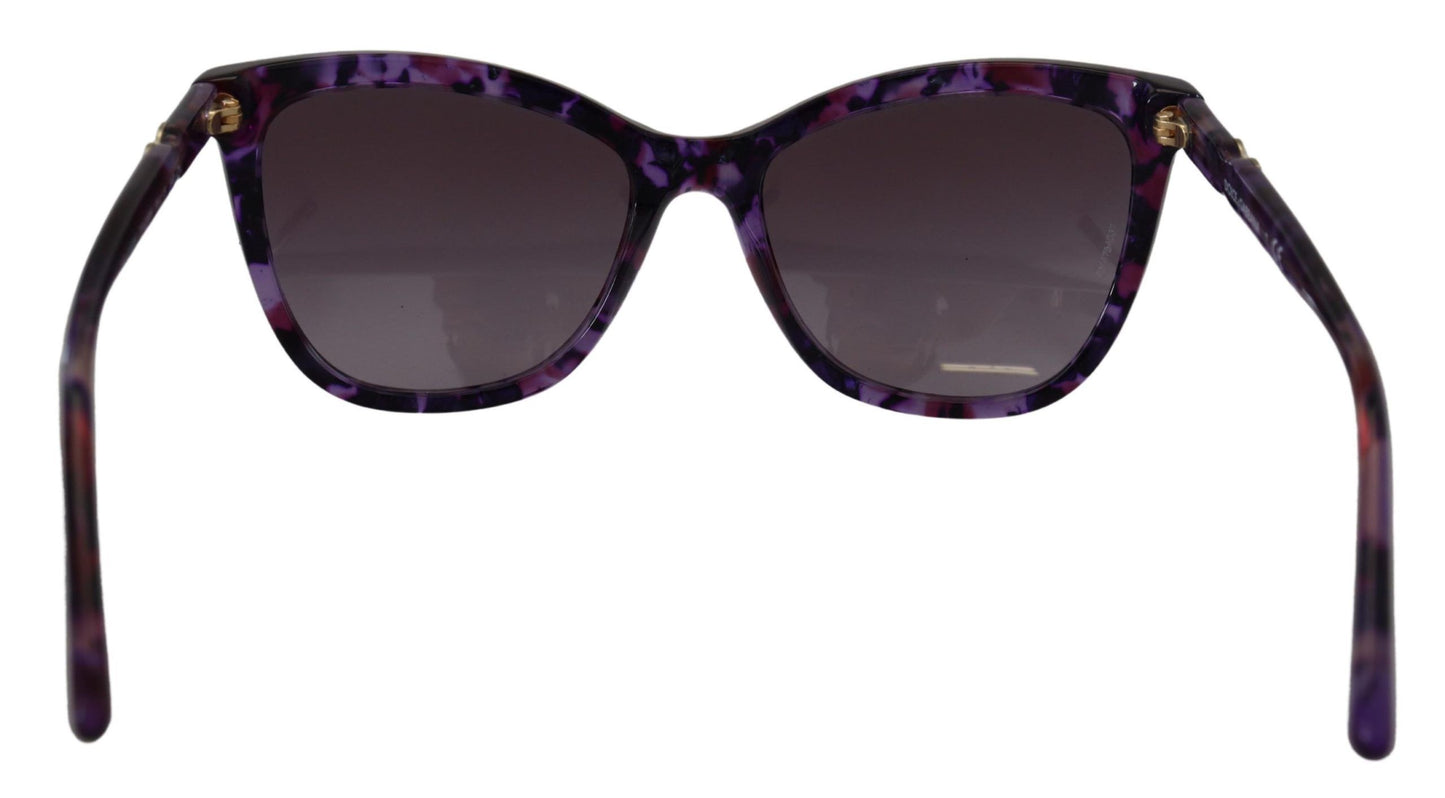 Dolce & Gabbana Elegant Purple Cat Eye Sunglasses