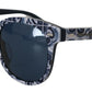 Dolce & Gabbana Majolica Blue Round Sunglasses for Women