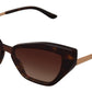 Dolce & Gabbana Chic Cat Eye Designer Sunglasses