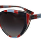 Dolce & Gabbana Chic Multicolor Cat Eye Sunglasses for Women