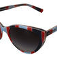 Dolce & Gabbana Chic Multicolor Cat Eye Sunglasses for Women