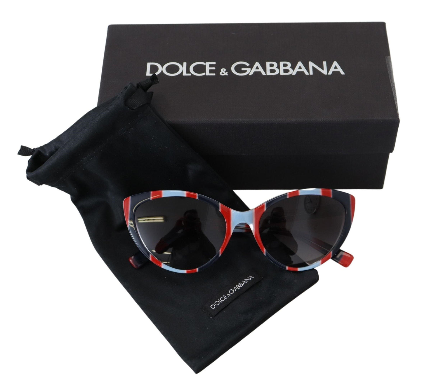 Dolce & Gabbana Chic Multicolor Cat Eye Sunglasses for Women