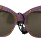 Dolce & Gabbana Elegant Violet Acetate Sunglasses