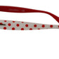 Dolce & Gabbana Chic Red and White Polka Dot Sunglasses