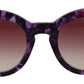 Dolce & Gabbana Chic Purple Lens Tortoiseshell Sunglasses