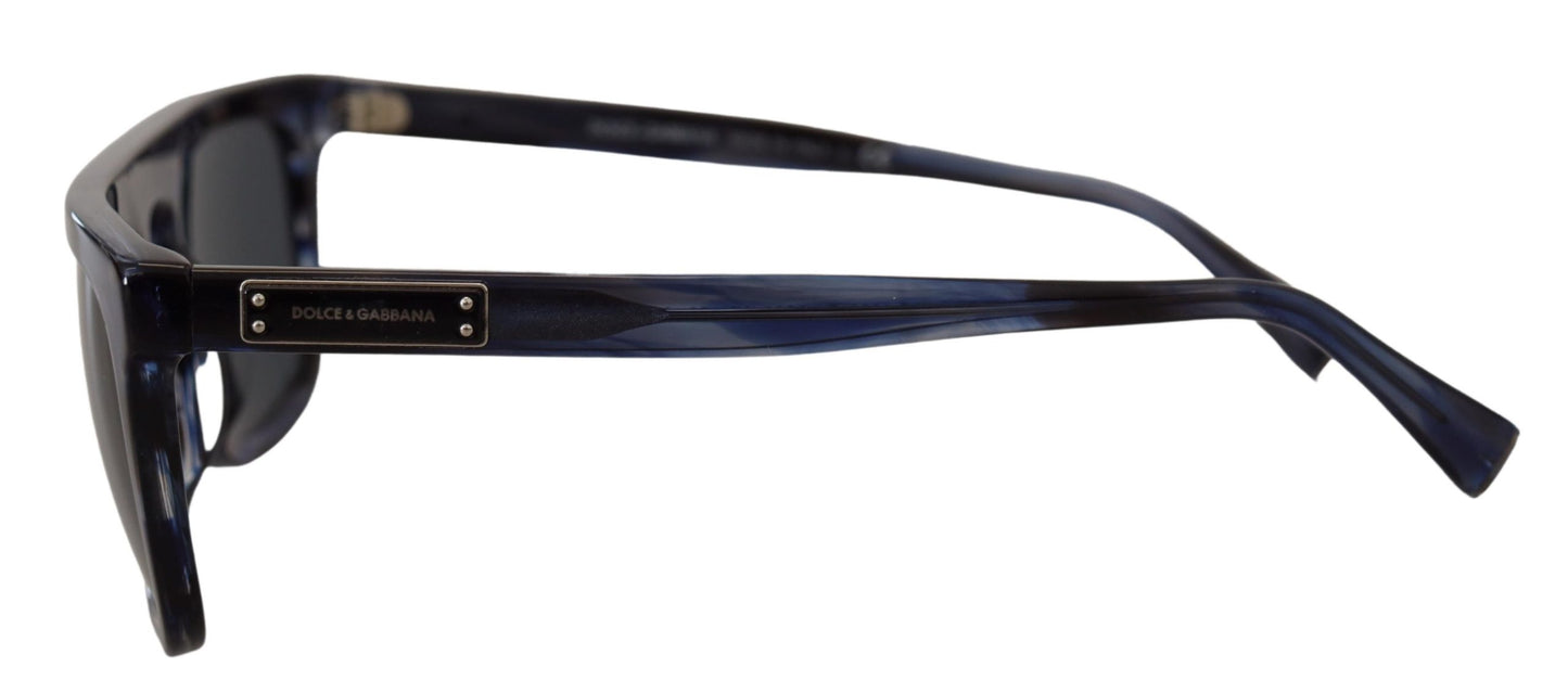 Dolce & Gabbana Chic Blue Gradient Sunglasses