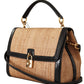 Dolce & Gabbana Exotic Python & Lambskin Shoulder Satchel