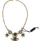 Dolce & Gabbana Golden Lily Flower Pendant Necklace