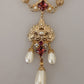 Dolce & Gabbana Opulent Sicilian Charm Statement Necklace