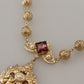 Dolce & Gabbana Opulent Sicilian Charm Statement Necklace