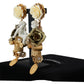 Dolce & Gabbana Elegant Cherub Clip-On Earrings