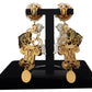 Dolce & Gabbana Elegant Cherub Clip-On Earrings