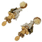 Dolce & Gabbana Elegant Cherub Clip-On Earrings