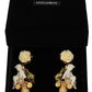 Dolce & Gabbana Elegant Cherub Clip-On Earrings