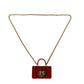 Dolce & Gabbana Gold Chain with Red Devotion Pendant