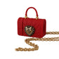 Dolce & Gabbana Gold Chain with Red Devotion Pendant