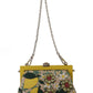 Dolce & Gabbana Multicolor Crystal Embellished Evening Bag