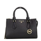 Michael Kors Valerie Small Black Pebble Leather East West Satchel Crossbody Bag