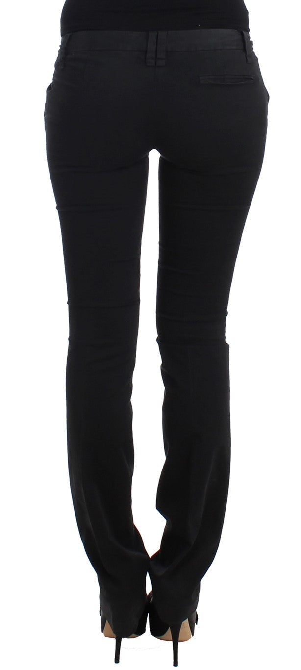 John Galliano Black straight leg pants