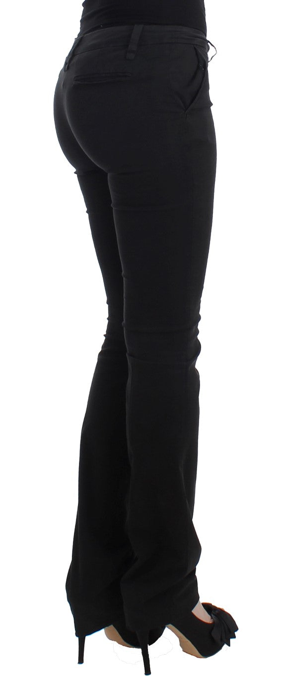 John Galliano Black straight leg pants